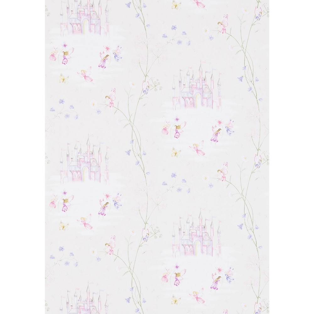 Fairy Castle Wallpaper 214047 by Sanderson in Vanilla White